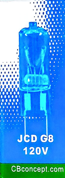 CBconcept 110V-120V AC 35 Watts, JCD G8 Bi-Pin 35W Halogen Light Bulb