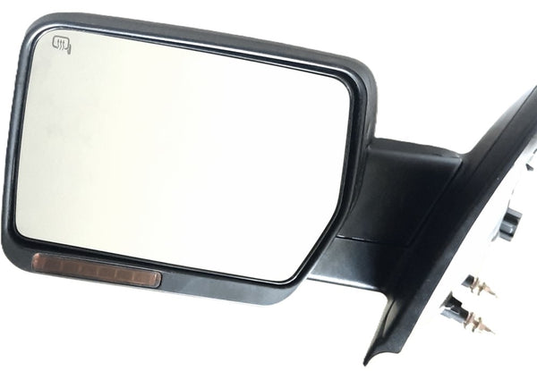ECCPP Power Heated Left Driver Side Mirror Replacement Turn Signal Puddle Lamps fits 2007-2014 Ford F-150 Pickup