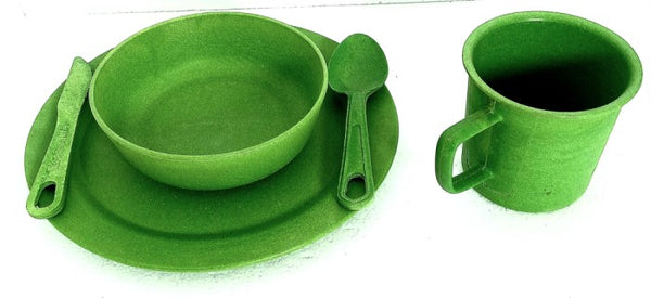 EcoSoulife 5 Piece Camper Biodegrade Dinner Set