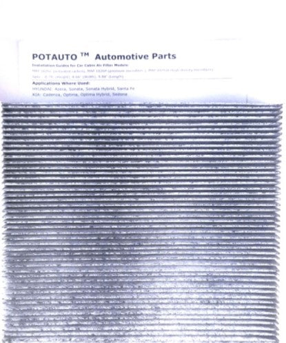 POTAUTO MAP 1026C (CF11819) High Performance Activated Carbon Car Cabin Air Filter Replacement