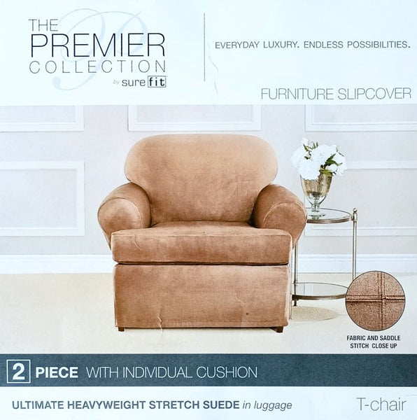 Sure Fit Two Piece Slipcover T-Cushion Chair