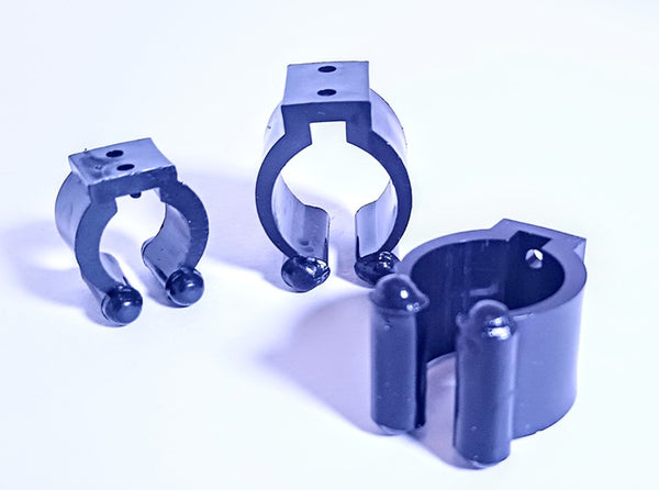 Wall-Mounted Versatile Clips for Fishing Rods