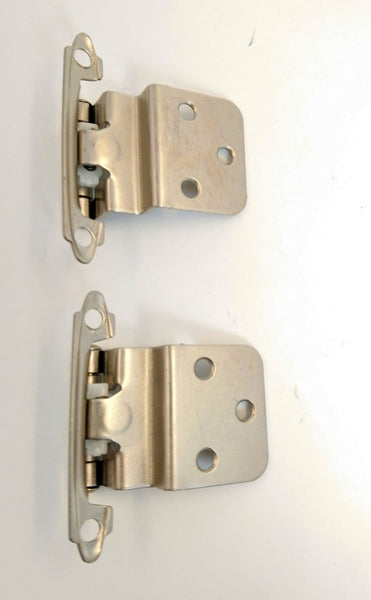 Hardware House Self Closing Cabinet Hinge 3/8”, Satin Nickel