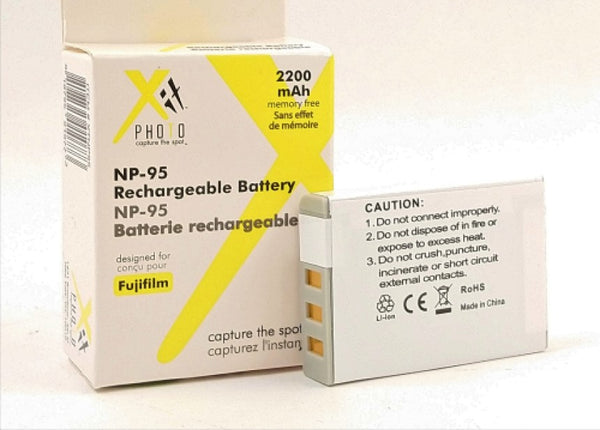 XIT Replacement Battery For FUJIFILM NP-95~2200mAh