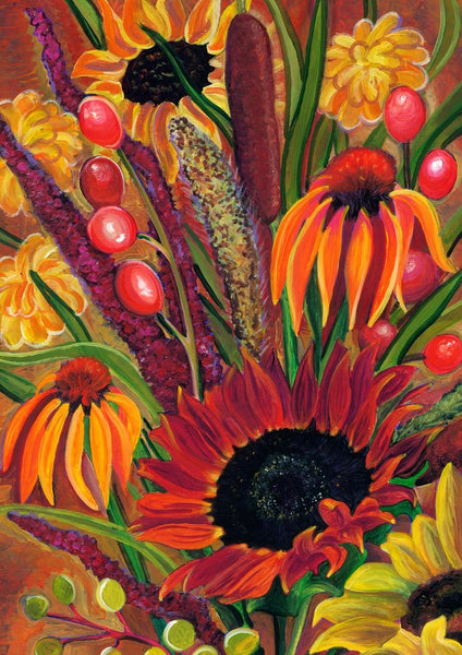 Toland Cattail Bouquet Garden Flag, 12.5" X 18"