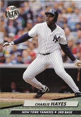 1992 Fleer Ultra Baseball Card #407 Charlie Hayes