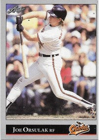 1992 Leaf Baseball Card #36 Joe Orsulak