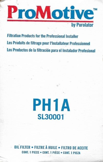 Promotive Engine Oil Filter PH1A (SL30001)