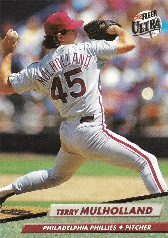 1992 Fleer Ultra Baseball Card #248 Terry Mulholland