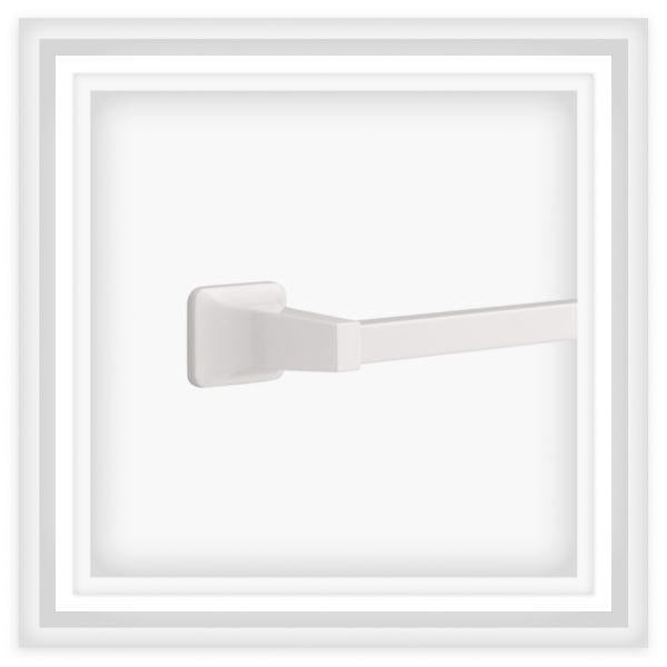 Franklin Brass Futura 24-Inch Towel Bar, White