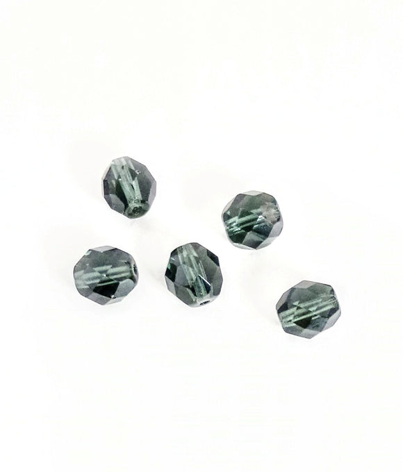 150 Pieces Midnight Black Beads Synthetic Agate 