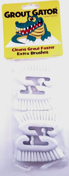 Grout Gator Standard Replacement Brushes, 4 Brushes