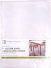 Table Tek Rectangle Clear Plastic Tablecloth Cover - 6 mil Thick - 84" x 60"