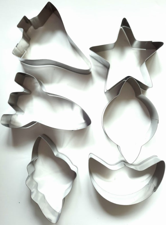Beonlyco Space Objects Cookie Cutter Baking Mold - 6 Piece Boxed Set