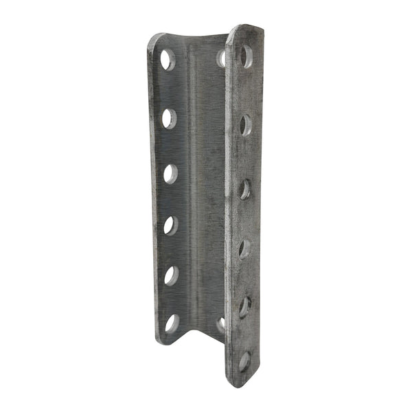 A.A Adjustable C Channel, Lunette Ring Channel Bracket for Trailer Coupler, 6 Hole, 5-Position