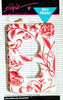American Tack Red Floral Single Duplex Outlet Wall plate
