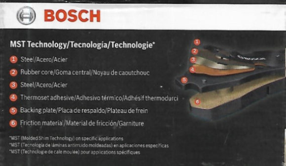 Bosch QuietCast Premium Disc Brake Pad Set
