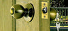 Brinks Ball Style Door Knob with Privacy Key for Bedroom and Bath
