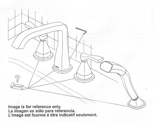 Delta Faucet Cassidy Roman Tub Trim 4-Hole Deck Mount Bath Tub Faucet Parts- Stainless