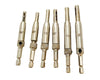 Door Self-Centering Hinge Hole Opening Drill Bit Set
