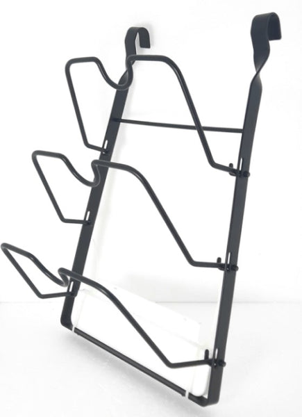 Hanging Pot Lid Organizer, Foldable Cookware Lid Storage Rack 3 Tier