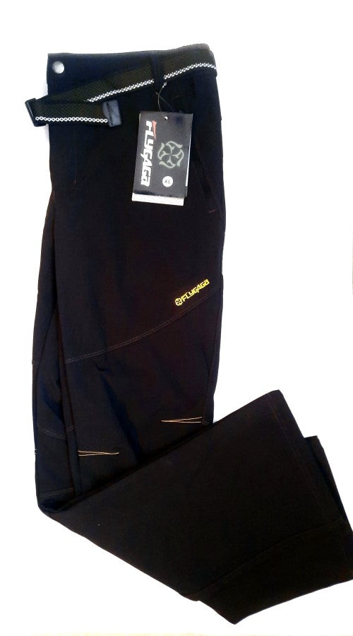 FlyGaga Men's Outdoor Waterproof Quick Dry Fleece Lined Pants, Black XL