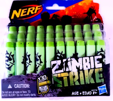 Genuine Nerf Zombie Strike 30 Dart Refill Pack