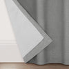 Eclipse 54-Inch by 60-Inch ThermaWeave™ Blackout Liners Panel Pair, Light Grey / White