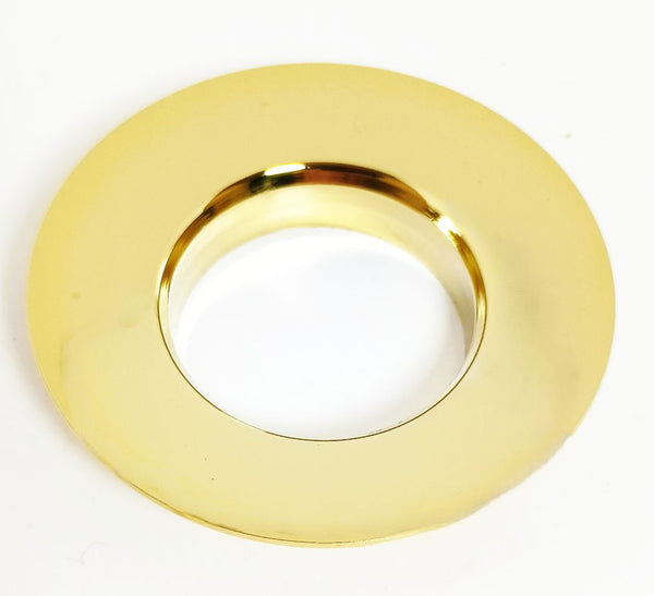LDR Industries Pop Up Flange, Polished Brass