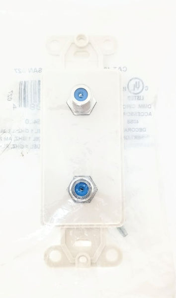 Leviton Video Decora Insert Flush Mount Wall Jack
