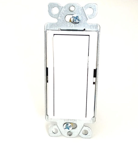 Lutron Claro 15-Amp Single-Pole Switch, White