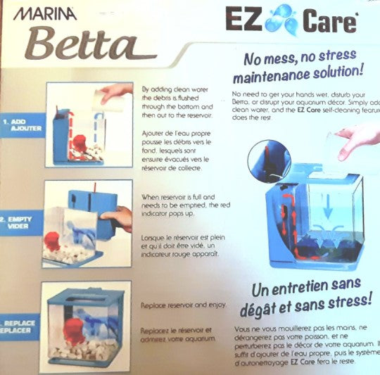 Marina 2.5L EZ-Care Betta Aquarium Kit - Blue
