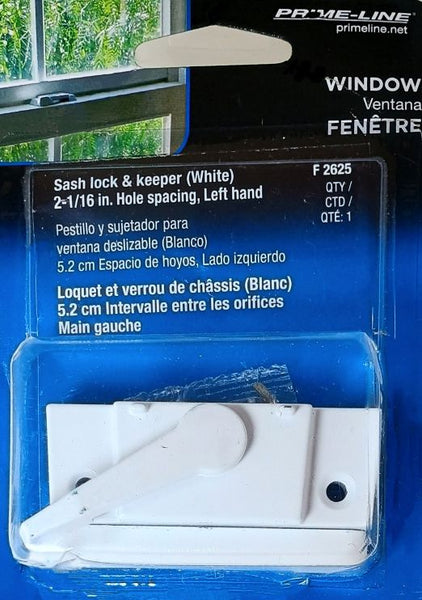 Prime-Line Diecast Window Sash Lock & Keeper