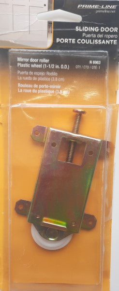 Prime-Line Mirror Holder Clip CLIP1/4CD6 - Stainless Steel Clips For 1/4" Thick Mirrors - 6 Pack