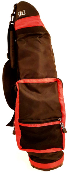 RJ Sports Golf Bag, Black & Red