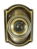 Schlage Georgian Hall & Closet Lock Knob with Camelot Trim, Antique Brass