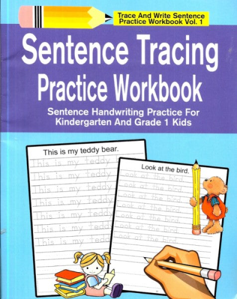 Sentence Tracing Practice Workbook