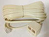 Softalk Corded Duplex Jack 25-Feet Almond Landline Telephone Accessory