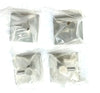 Solid Self-Adhesive Stainless-Steel Wall Hook 3M Adhesive back, 4 Pack