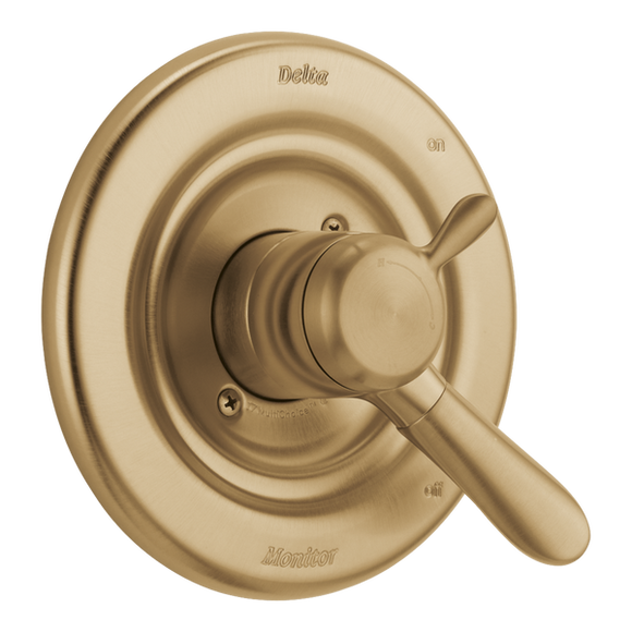Delta Faucet Lahara Monitor® 17 Series Dual-Function Shower Handle Valve Trim Kit, Champagne Bronze