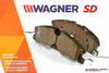 Wagner SD® Severe Duty Rear Disc Brake Pads, Passenger Cars & Light Trucks