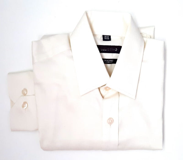 Bellissimo Regular Fit Wrinkle Free Long Sleeve Men Dress Shirt, 14½