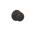 Schlage Georgian Passage Knob, Aged Bronze