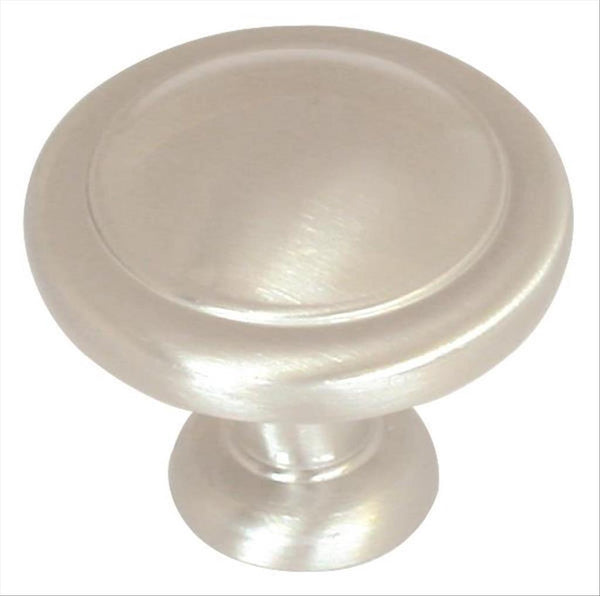 Amerock Heritage 1-1/4-Inch Diameter Knob, Satin Nickel