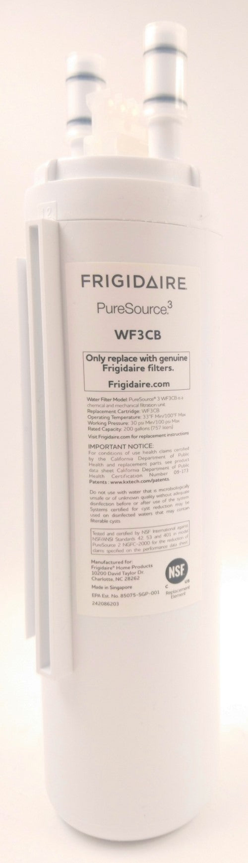 Frigidaire WF3CB Puresource 3 Replacement Filter, 1-Pack
