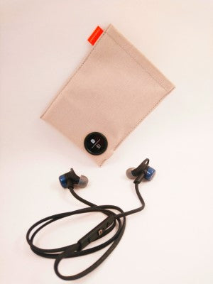 Plantronics Backbeat Go 3 Sweatproof Earbuds with Charging Case - Cobalt Black