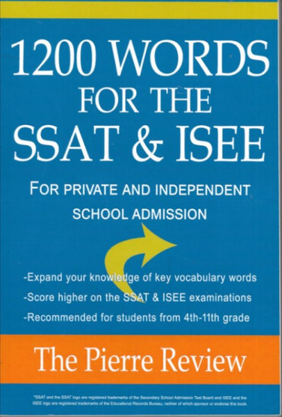 1200 Words for the SSAT & ISEE: