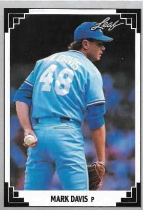 1991 Leaf Baseball Card #16 Mark Davis