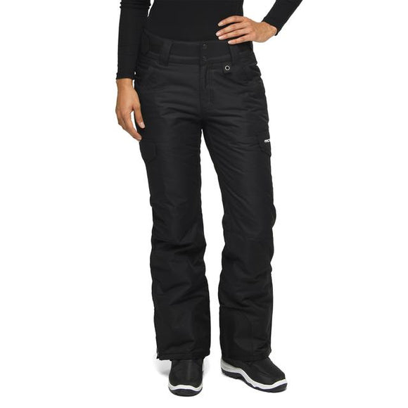 Arctix Women's Insulated Cargo Snow Sports Pants, Black, XL
