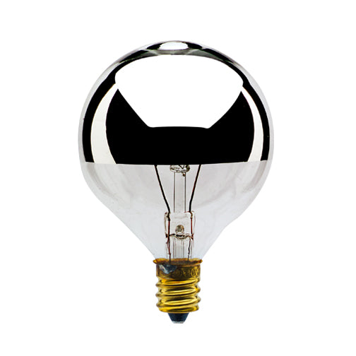 Bulbrite Industries Mirrored Top Bulb G-16 Incandescent Light Bulb